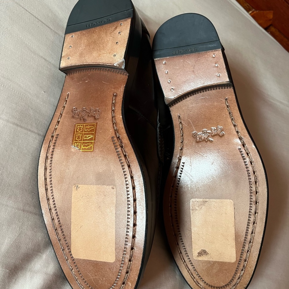 Coach Men's Black Loafers - Picture 6 of 6